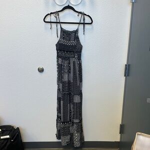 Wild Fable Monochrome Geometric Maxi Dress